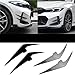 Compatible for BMW 3 Series G20 G21 G28 LCI M Sport 318i 320i 330i M340i 2022-2024+ Front Bumper Side Splitter AirVent Trim Blade(Carbon Fiber Look)
