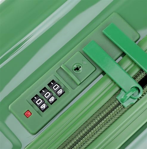 Durable Suitcase for Women Hard Shell ABS Suitcase With Double Spinner Wheels, Lightweight Rolling Luggage With Lock Retro Suit Case (Color : G, Size : 20in)4