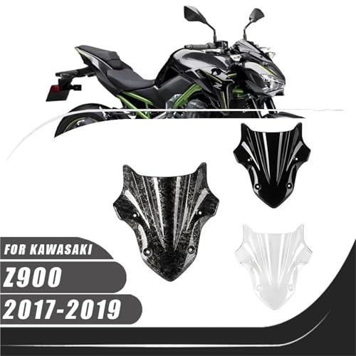 Déflecteurs de vent de qualité supérieure finition carbone pour Kawasaki Z900