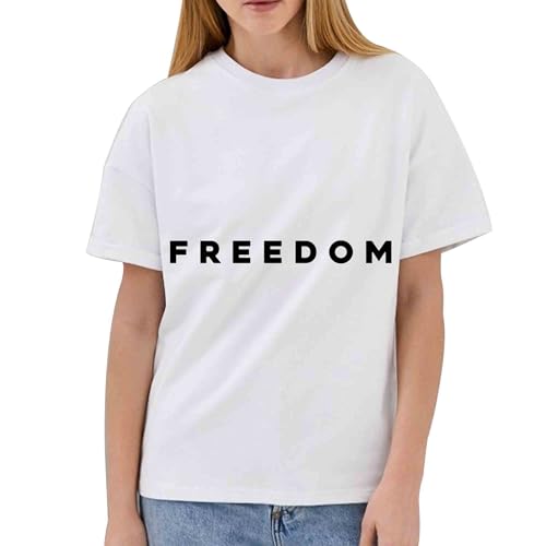 Charlie Kirk Freedom White Shirt