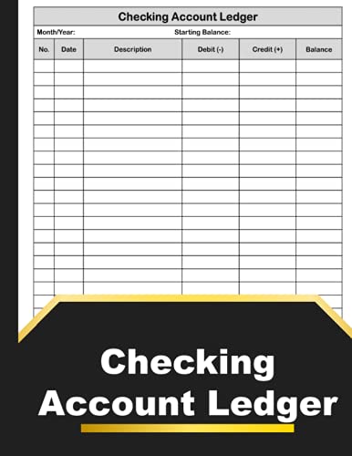Checking Account Ledger: Basic Payment Record Check Register Notebook |