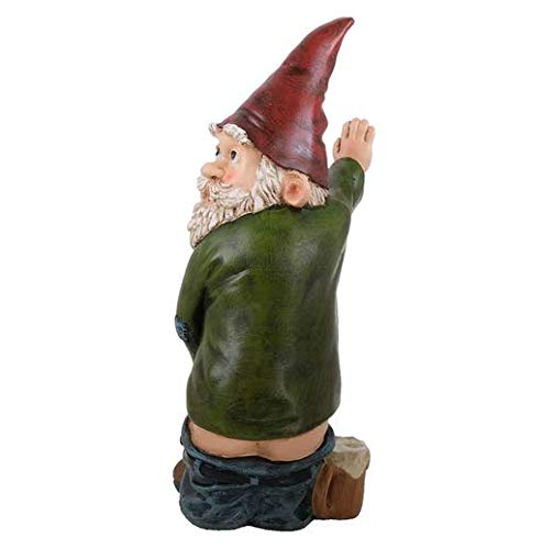 Peeing Garden Gnome, Mood Lab Garden Gnome, Pants Down Gnome Garden Statue, Unique Garden Ornaments Lawn Figurine, Naughty Gift Decorations Outdoor Indoor, Home Decor (1PC)