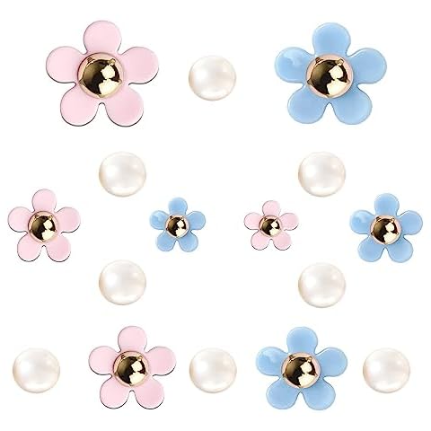 16PCS Daisy Shoe Charms for Clogs Cover