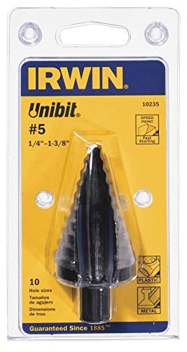 Unibit-5 -10 Hole Sizes (1/4-1 3/8)