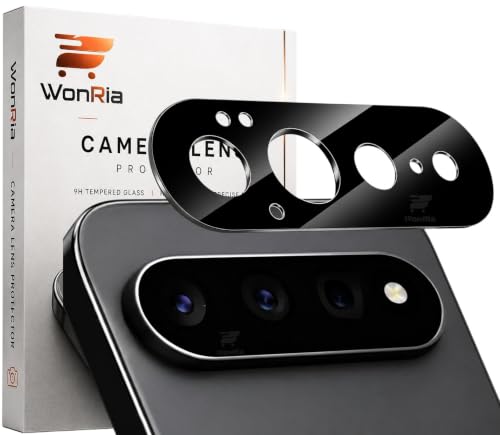 Image of WonRia Pack 1- Back Camera Glass Protector for Pixel 11 Pro XL 5G Camera Lens Protector | 9H Tempered Glass | Ultra HD | Ultra Slim - Black