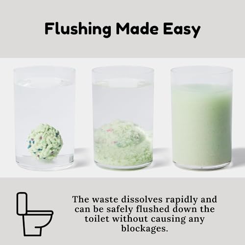 Image of Pet Tofu Litter 6L Cat Litter Dust-Free Clumping Cat Litter Quickly Absorb Cat OurdoorCat Toilet Can Flush Into The Toilet (Peach) (1)