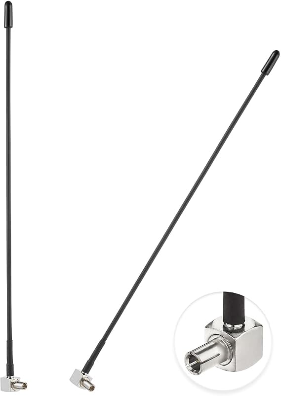 2PCS 4G LTE Antenna 3dbi Mini Soft Whip External TS9 Antenna Compatible with 4G LTE Mobile Hotspot MiFi Router Cellular Mobile Broadband Modem USB Modem