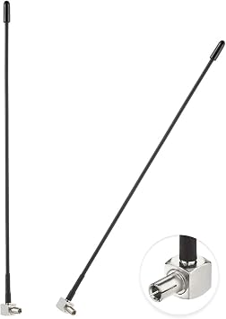 2PCS 4G LTE Antenna 3dbi Mini Soft Whip External TS9 Antenna Compatible with 4G LTE Mobile Hotspot MiFi Router Cellular Mobile Broadband Modem USB Modem