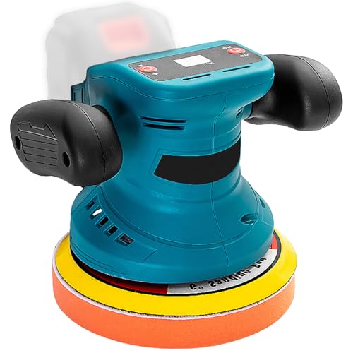 Máquina pulidora profesional para superficies de mármol automotrices, control de 3 velocidades, peso ligero, ergonómico, diseño ABS, máquina pulidora excéntrica
