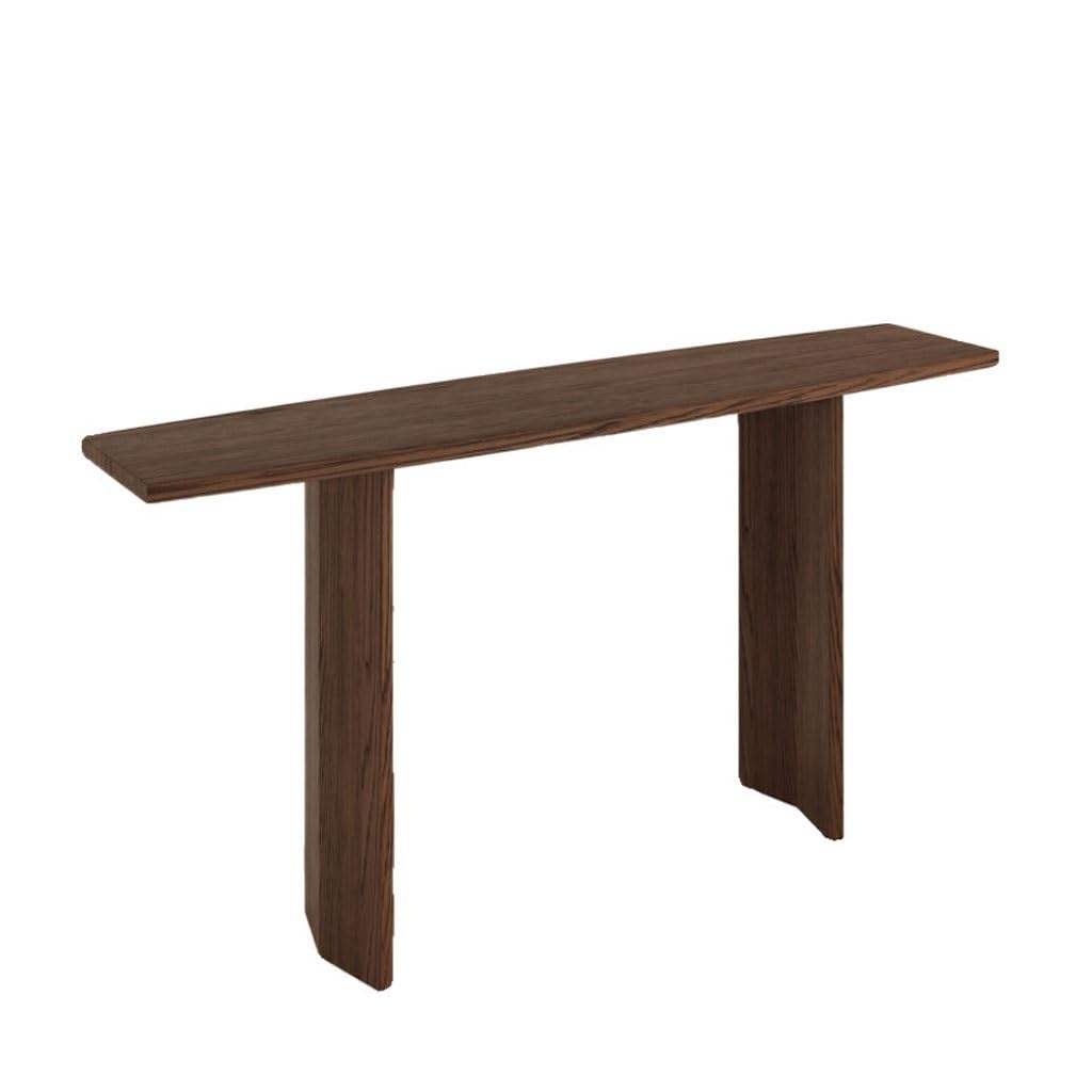 ENGENDER Console Tables Simple Solid Wood Entrance Table, Modern Long, Several Tables Against The Wall