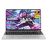 Gaming Laptop,Computer Laptop,Laptop Computer,Laptop Gaming,16GB DDR4 512GB SSD,3.4GHz Intel N95 Processor,Fingerprint Unlock,15.6-inch Full HD 2K,180 Angle Opening,Backlit Keyboard,Gray