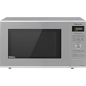 Panasonic Microwave Oven NN-SD372S Stainless Steel Countertop/Built-In with Inverter Technology and Genius Sensor, 0.8 Cu. Ft, 950W