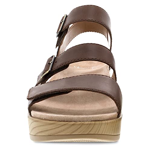 Dansko Malena Fully Adjustable Sandal for Women – Comfortable Platform Shoes with Arch Support – Versatile Casual to Dressy Footwear – Lightweight Rubber Outsole4