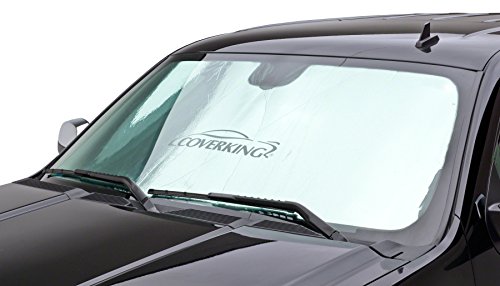 Coverking Custom Windshield Sunshade For Select Mazda Mx-5 Miata Models - Reflective Mylar Foam (Silver) #TOP5