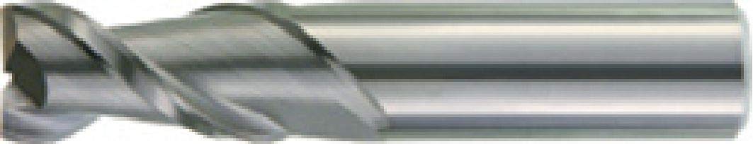 WIDIA Hanita 4K4207072B ArCut 4K42 HP Aluminum End Mill, 0.03" Radius, 0.25" Cutting Dia, Carbide, Uncoated, RH Cut, 0.25" Shank Dia, 2-Flute