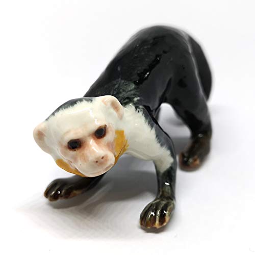 Zoocraft Ceramic Figurine Capuchin Monkey Handmade Miniature Collectible Porcelain Diy Gift #TOP5