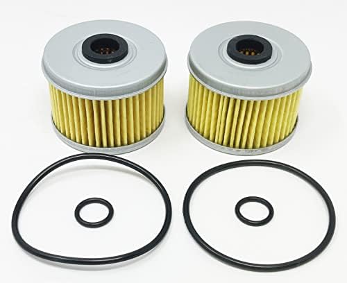 TWO OIL FILTERS WITH O-RINGS for the 1988-2000 Honda TRX300 Fourtrax 2x4 4x4
