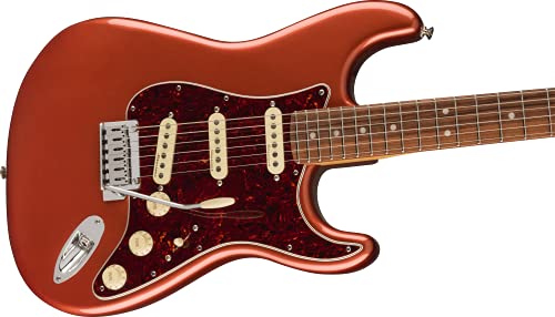 Player Plus Stratocaster PF Aged Candy Apple Red - Les Beatles, Paul McCartney, John Lennon, RIngo Starr, George Harrison Player Plus Stratocaster PF Aged Candy Apple Red – Image 5