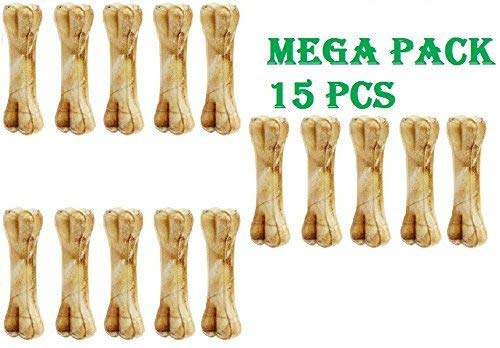 Skora Pressed Dog Chew Bone, Mini (3-inch x 15 Pieces) Mega Pack (B075XL5FDN) Amazon Price History, Amazon Price Tracker