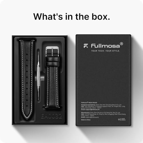 Image of Fullmosa 23mm Quick Release Leather Watch Band