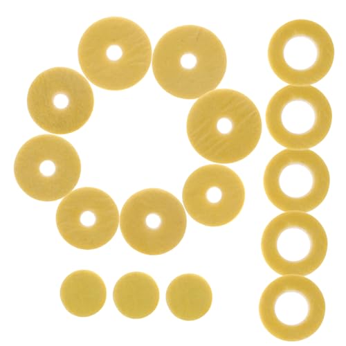 SUPVOX Flute Gasket Kit 16-hole Flute Maintenance Pads Key Washer Perfect Replacement