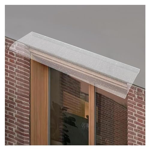 Abri anti-pluie en polycarbonate évite les infiltrations d'eau sur le balcon