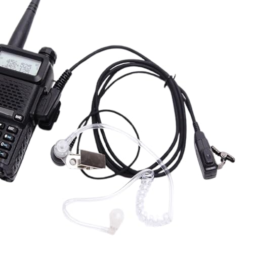 Dewireaey Auriculares Discretos de Tubo Acústico - Tubo De Sonido para Auriculares,Accesorios de Audio Ergonómicos para Familia Profesionales Entusiastas