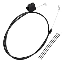 YGQ 440934 Gaszug Gashebel Bowdenzug 52 Zoll 132cm Zonensteuerkabel Kompatibel mit Craftsman Engine Poulan Weed Eater Husqvarna Jonsered Dixon Rasenmäher 532440934