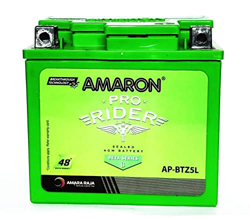 AMARON PRO RIDER Ap-Btz5L Battery For Bikes, 12 Volts