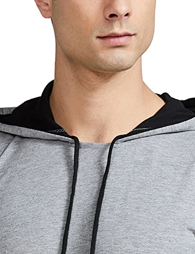 Image of Men's Cotton Blended Regular Fit Hood T-Shirt-P128