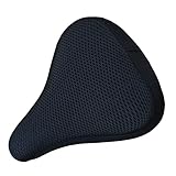 JAGTRADE Breathable Mesh Screen Bicycle for Seat Cover for Bicycle for Seat, Improved Comfort, Breathable for Mountain Road Bike, 20x23cm, Black