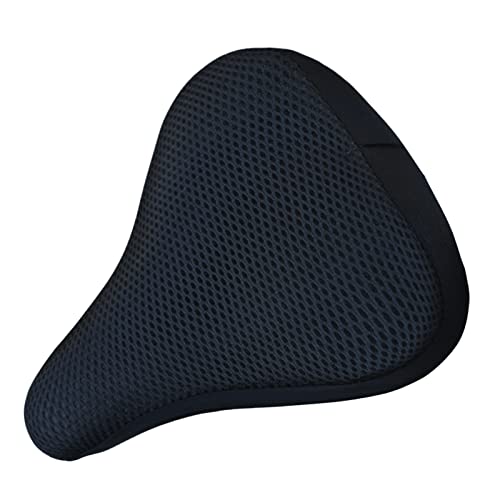 CHENGBEI Breathable Mesh Screen Bicycle for Seat Cover for Bicycle for Seat Improved Comfort Breathable for Mountain Road Cushion Cover, Black