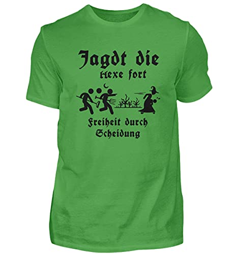 T-Shirt de qualité supérieure pour homme vert large en coton premium