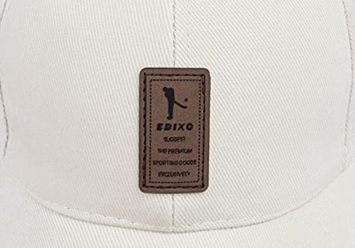 Image of solid plain unisex cotton caps free size adjustable casual look stylish cap