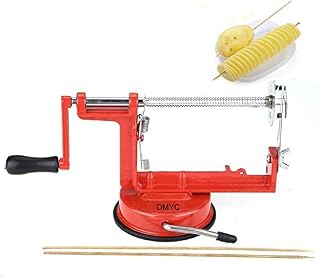Apple/Potato Peeler Slicer Core,DMYC Manual Stainless Steel Potato Apple Twister Spiral Slicer French