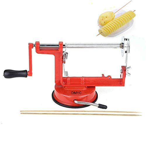 Apple/Potato Peeler Slicer Core,DMYC Manual Stainless Steel Potato Apple Twister Spiral Slicer French