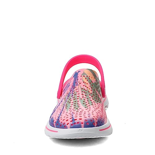 Image of Skechers Women Go Walk 5 Foamies Psychadel Casual Shoe Pink