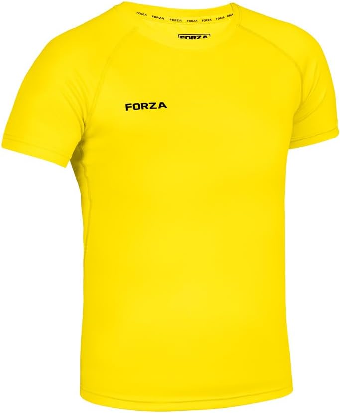 FORZA Boys' Short Sleeve Base Layer – Quick-Dry, Anti-Odor, 4-Way Stretch, Youth Sports Top