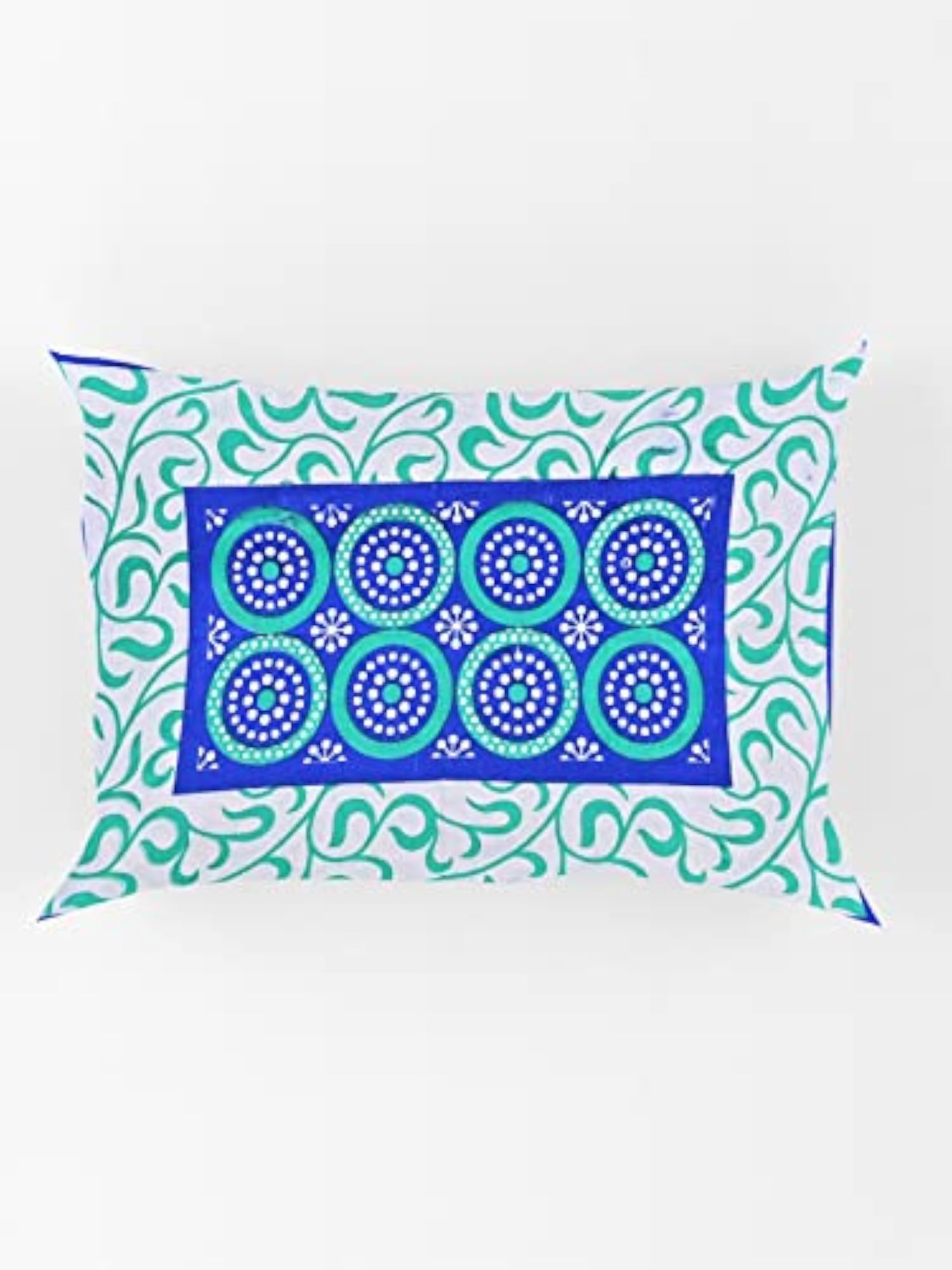 Blue Color Rajasthani Traditional Printed Cotton Double Bedsheet