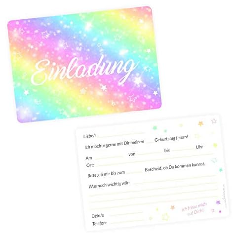 nikima Schönes für Kinder 5 tarjetas de invitación Cover