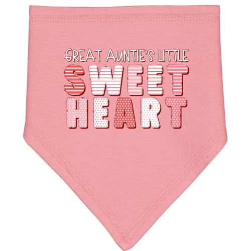 inktastic Great Auntie's Little Sweet Heart Baby Bandana Bib