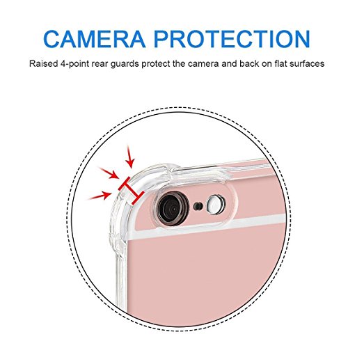 Image of Dashmesh Shopping Soft Transparent Back Case Cover for Apple iPhone 7 / iPhone 8 / iPhone SE 2020 Shock Proof Protective Anti Shock [Bumper Corners with Air Cushion Technology