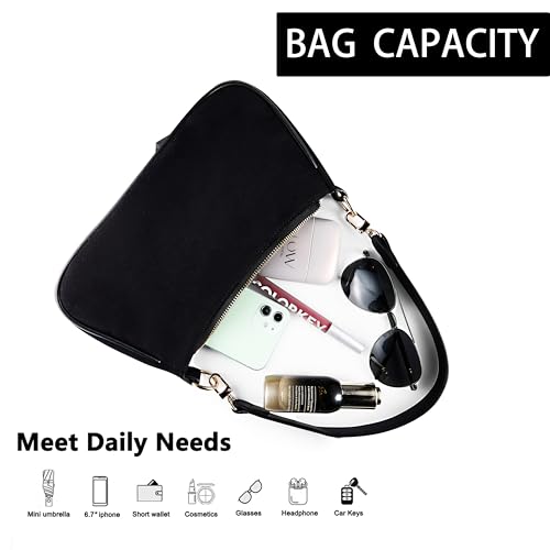 Image of VODIU Clutch Tote Handbags with 2 Removable Straps and Zipper Closure Crossbody Bags Shoulder Purse Handbag for Women