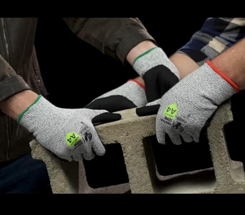Image of MAGID Griffin Gear ANSI A4 Sandy Nitrile Coated Work Gloves