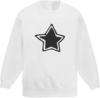 Azeeda 'Star' Kid's Sweatshirt/Jumper (7-8 Years) (KW00015009)