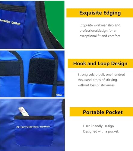Protection rayons X sans douleur dorsale via cet ensemble deux pieces plomb 0.5Mmpb - 6