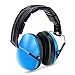 Price comparison product image Ear Defenders Kids, Lookka Foldable Adjustable Hearing Protection Noise Cancelling Blue Ear Muffs for Children Baby (6 Months to 14 Years Old)