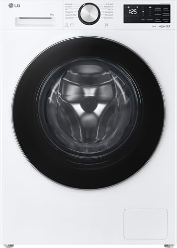 LG F4WX7092W Waschmaschine (9 kg, Energieklasse A-40%, 1.350 U/Min.) mit AI Wash mit AI DD, TurboWash 360°, AquaLock, Weiß