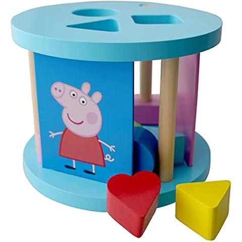 Peppa Pig Wooden Sorting Box, Improves Sensory Skills & Early Development, Toy for +1 Year Olds, Officially Licensed by Peppa Pig Cover