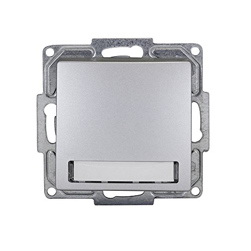 gunsan Visage campanello targhetta e illuminazione Argento